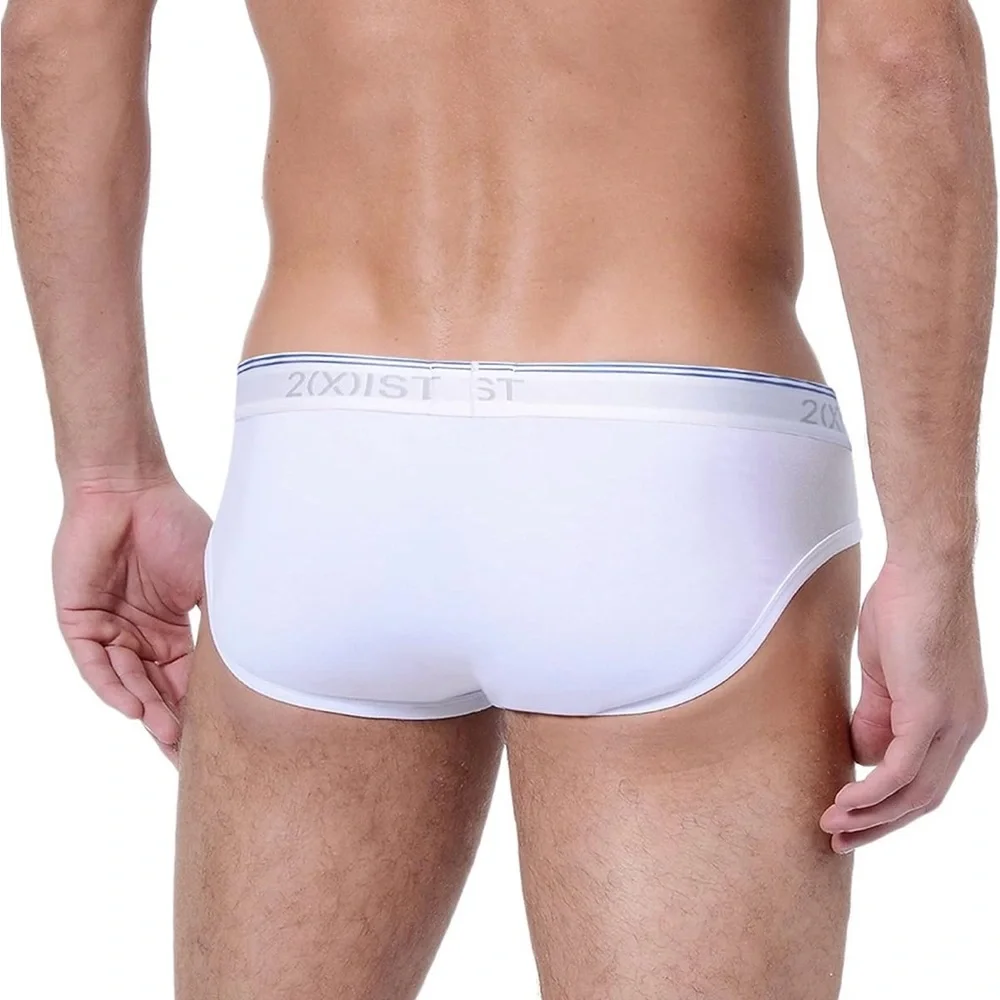 2xist Men's Classic White Briefs - Picture 2 of 4